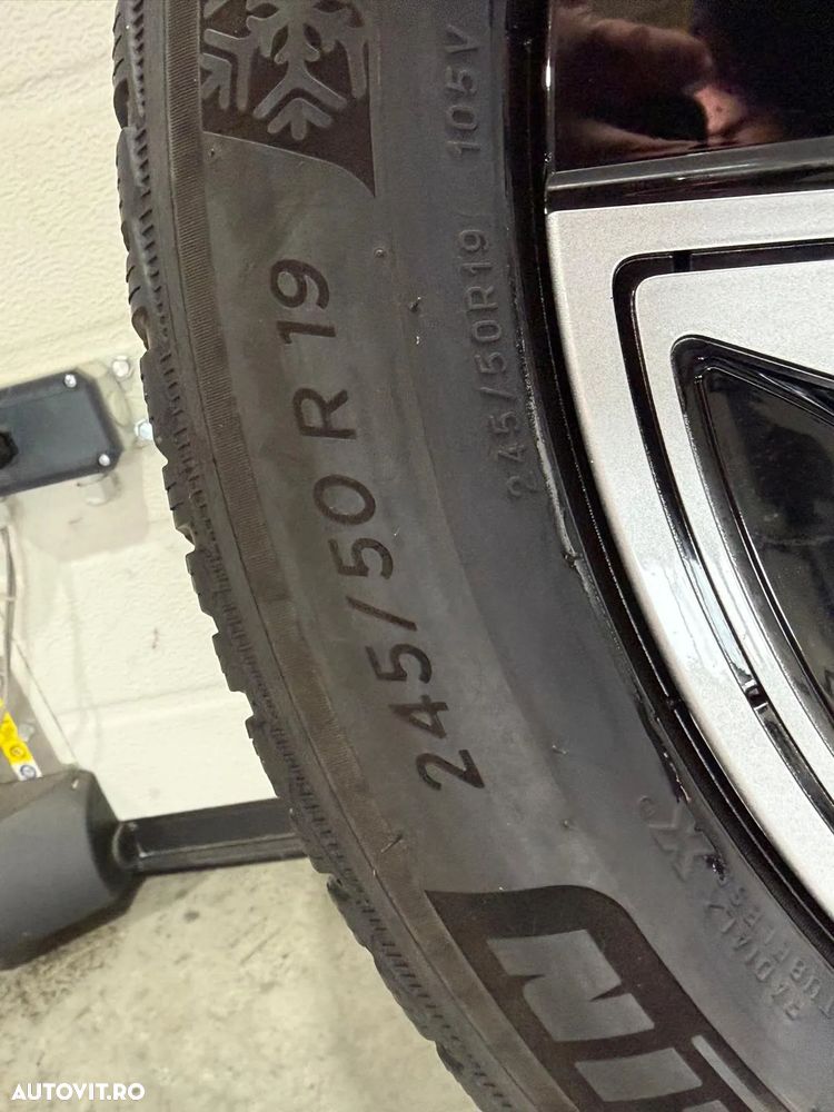 Jante Bmw X3, iX3, X4 , originale, 19 inch cu anvelope iarna Michelin ca noi - 5