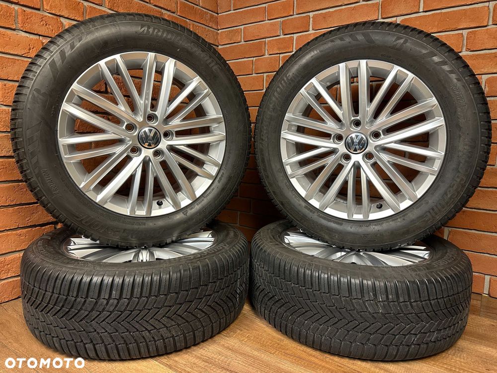 Koła Felgi 17 5x112 Volkswagen Tiguan Wielosezon Opony Jak nowe