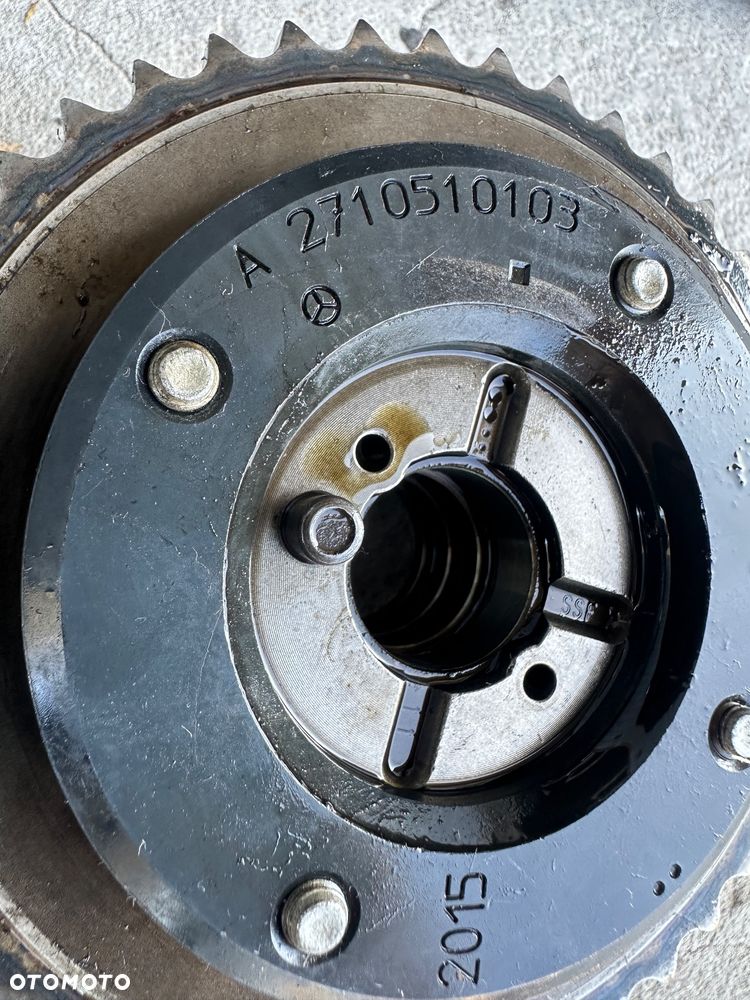 mercedes 1,8 kompressor m271 silnik koła zębate wałki osprzęt rura kolektor odma przewod pompa rozrusznik - 23