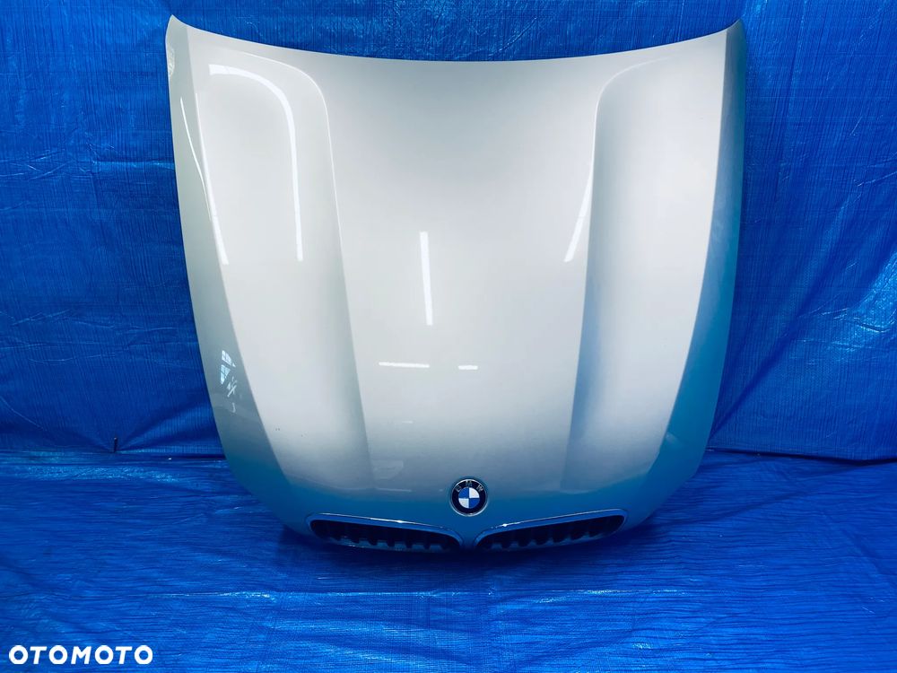 MASKA POKRYWA SILNIKA GRILL BMW X5 E70 X6 E71 LIFT ; SREBRNA LAKIER TITANSILBER 354/7 ORYGINAŁ - 3
