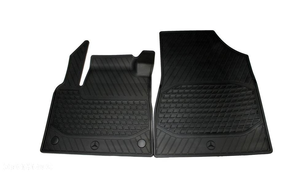 MERCEDES CITAN Dywaniki gumowe przod czarne - 1
