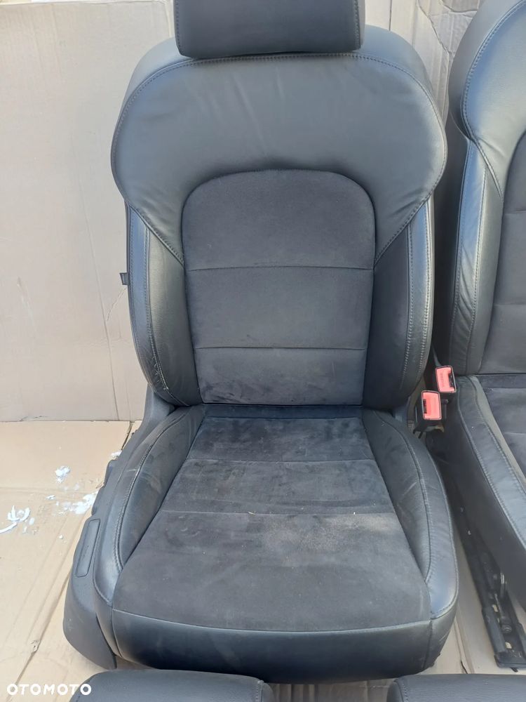 Fotele Skoda Superb 2 skóra alkantara grzane z pamieciami Kombi Europa - 13