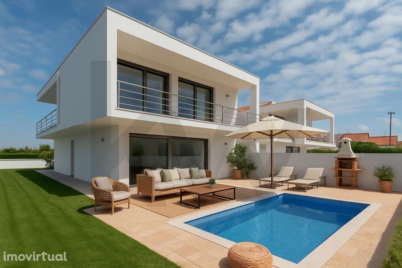 Moradia T4 no Magoito com Piscina e Jardim situada entre a Aldeia e o - Grande imagem: 2/38