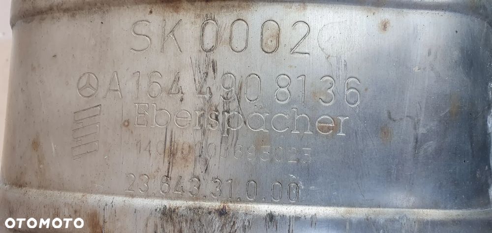 Filtr cząstek stałych DPF katalizator Mercedes R-Klasa W251 3.0 CDI A1644908136 - 7