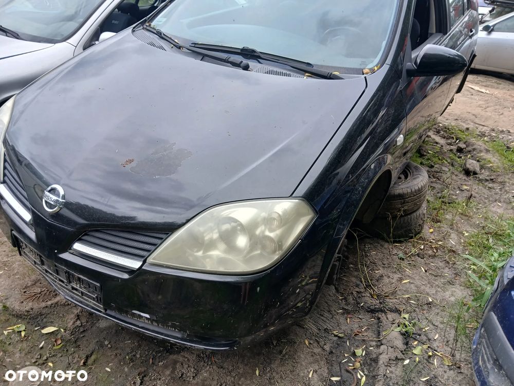 nissan primera P12 Z11 HB maska pokrywa silnika klapa bagażnika zderzak lampa reflektor pas przedni - 1