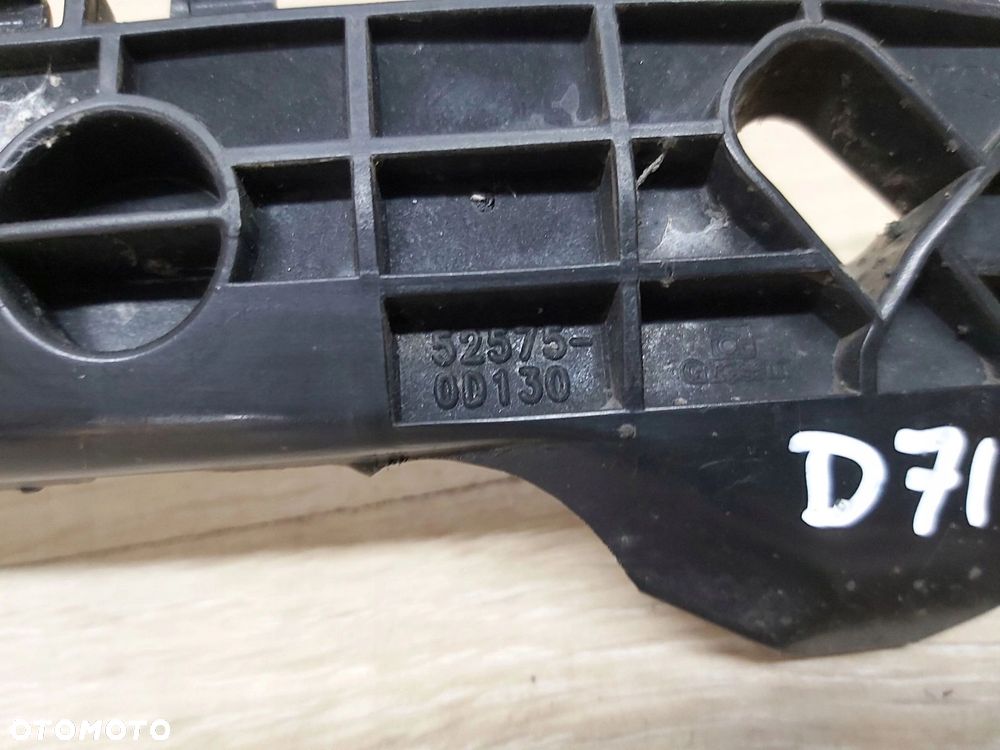 Toyota Yaris III 11 - 14r ślizg zderzaka prawy tył 52575-0D130 - 5