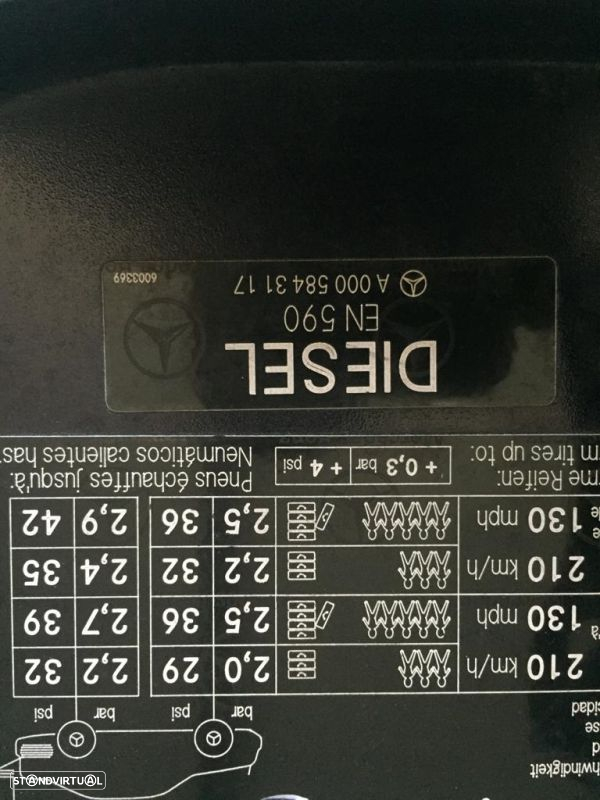 Tampa / Tampao Combustivel  Mercedes-Benz C-Class (W203) - 3
