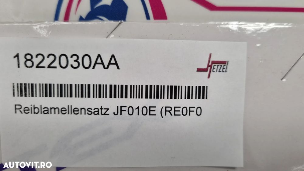 Set Discuri Frictiune Ambreiaj JF010E RE0F09A JATCO CVT3 3JX9D / NISSAN JUKE 1.6 Benzina L4 / 2010+ - 3