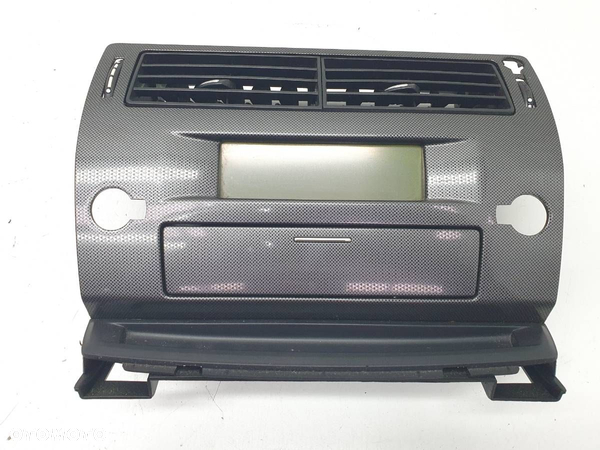 WYŚWIETLACZ RAMKA RADIA SCHOWEK KRATKA NAWIEWU 9665989880 CITROEN C4 I