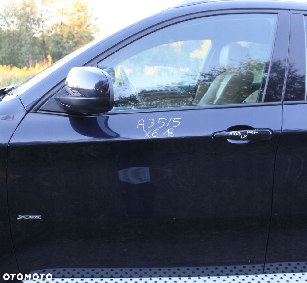 DRZWI PRZÓD LEWE BMW X6 E71 A35 MONACOBLAU - 1