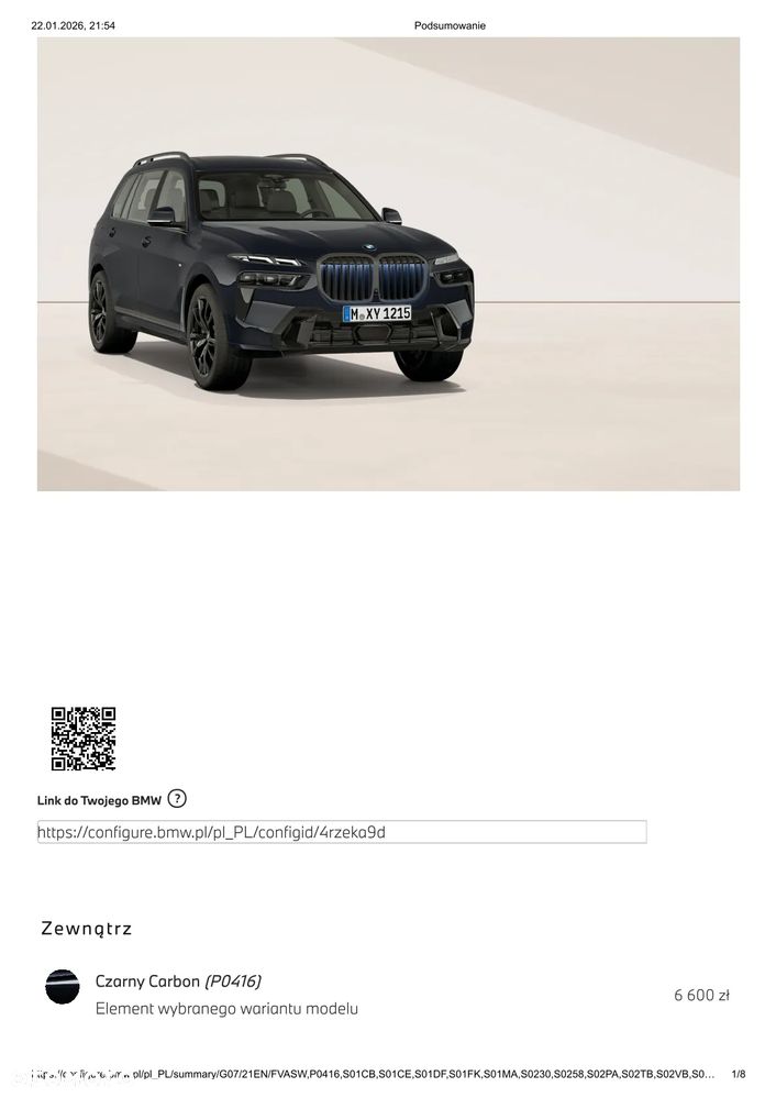 BMW X7 xDrive40d mHEV M Sport sport - 7