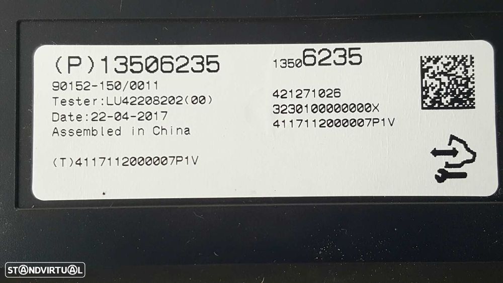 MÓDULO ELETRÓNICO OPEL MOKKA X SELECTIVE START/STOP - 5