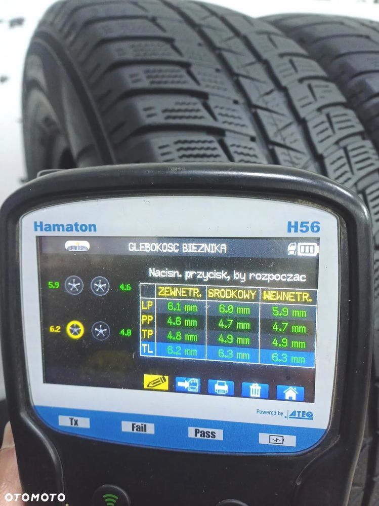 4x 215/70R16 falken  opony zimowe 6mm 52688 - 10