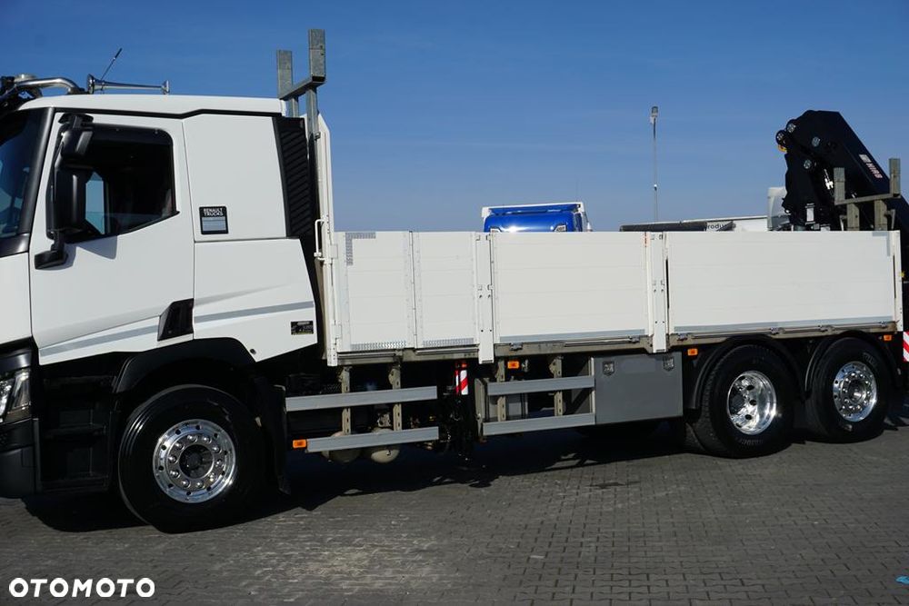 Renault T 380 / 6 X 2 / SKRZYNIOWY + HDS / HIAB 302 E-5 / PILOT / OŚ SKRĘTNA - 15