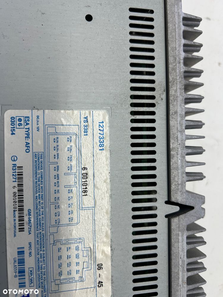SAAB 93 9-3 WZMACNIACZ 07-11 12773381 moduł - 3