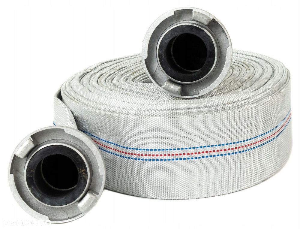 WĄŻ DO WODY 52mm 20M 2 20M ze złączkami - 1