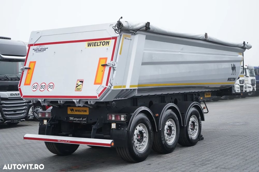 Wielton WIELTON / BASCULATOR / 26 M3 / GREUTATE: 4700 KG / CP CHUTTER / AXĂ RIDICATĂ / - 10