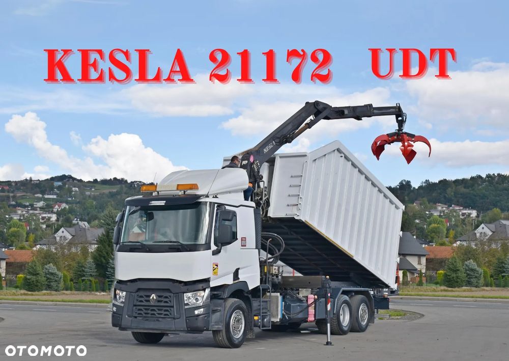 Renault C 460 * HAKOWIEC + KESLA 21172 * STAN BDB - 1