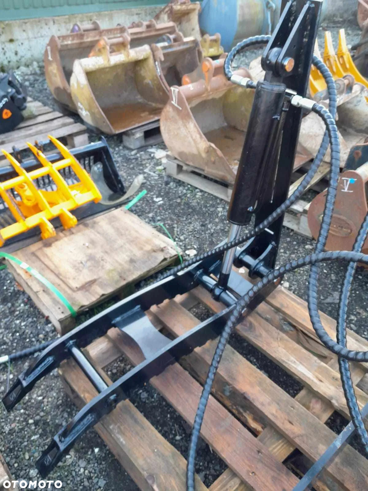 Kciuk hydrauliczny do koparki mini koparki 3t pazur hak chwytający łapa dociskowa chwytak NOWY - 3