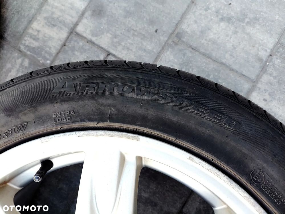 FELGI Z OPONAMI KOŁA ALUMINIOWE VOLVO R17 5X108 65,1 mm OPONY R17 225/50 LATO 2020r NR41 - 19