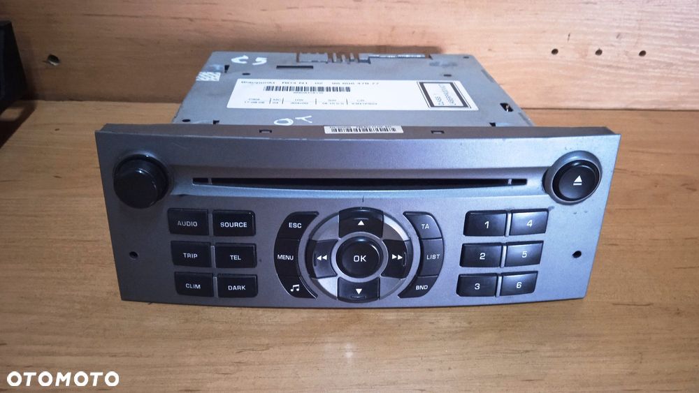 Radio fabryczne Citroen C5 9660647877 7645124393 - 1