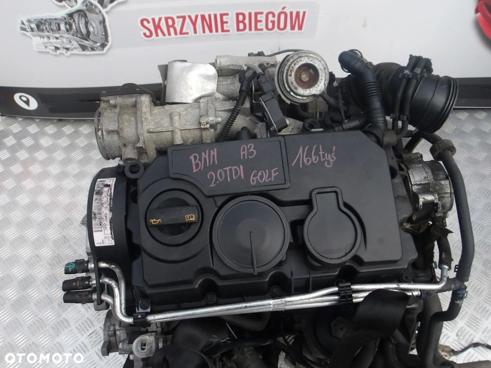 SILNIK KOMPLETNY VOLKSWAGEN EOS GOLF AUDI A3 2.0 TDI BMM 140KM 08r. 166 TYS - 2