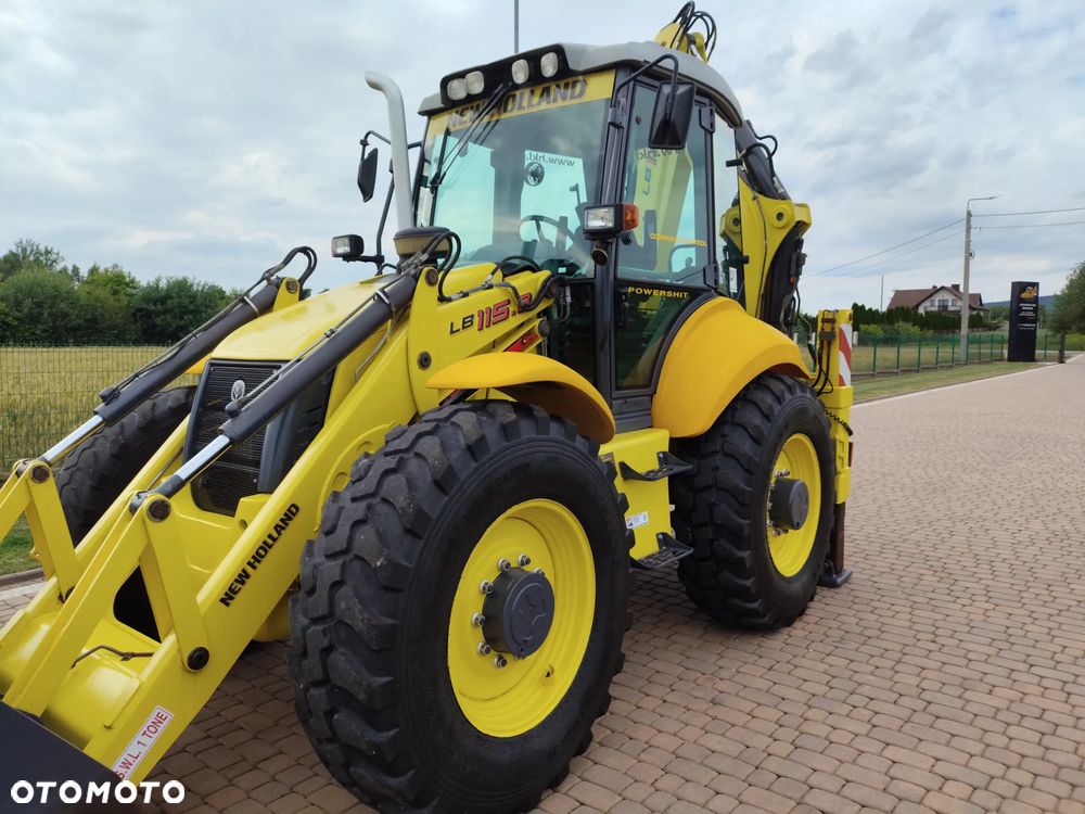 New Holland B115 B/ RÓWNE KOŁA / JOYSTICK / POWERSHIFT / SPROWADZONA / KOPARKO-ŁADOWARKA - 17