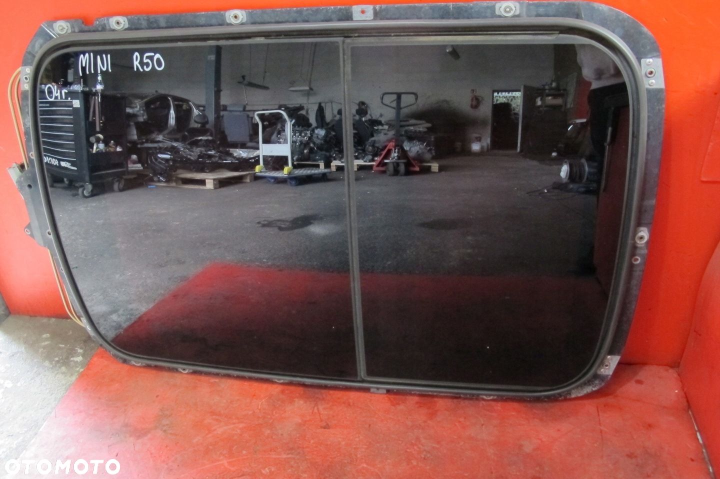 MINI ONE COOPER R50 R53 DACH PANORAMA SZYBERDACH SILNICZEK - 1