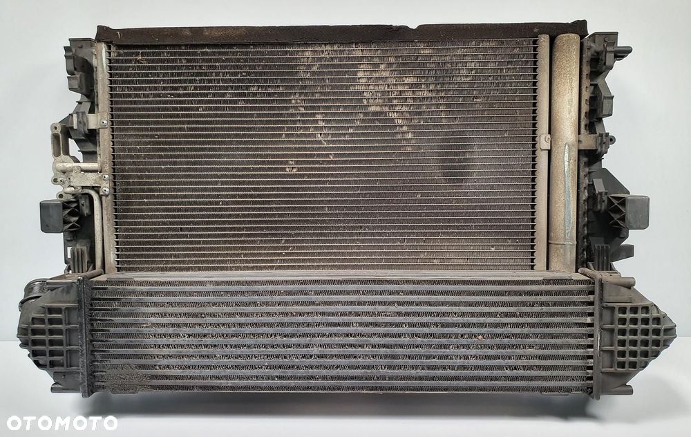 CHŁODNICA WODY INTERCOOLERA KLIMATYZACJI FORD MONDEO MK4 2.0 TDCI KOMPLET - 4