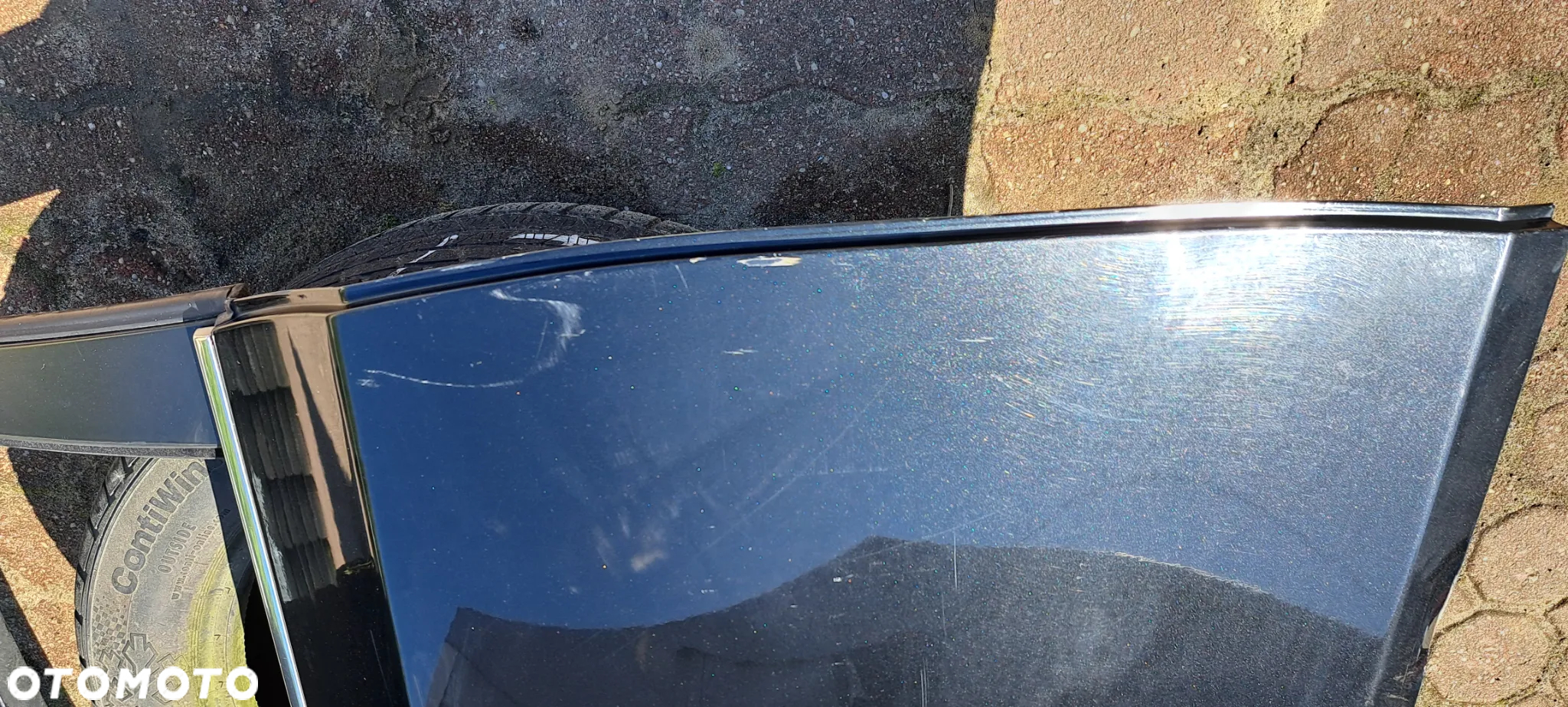 Drzwi bmw e60 tył prawy BMW E60 black sapphire kod 475 - 3