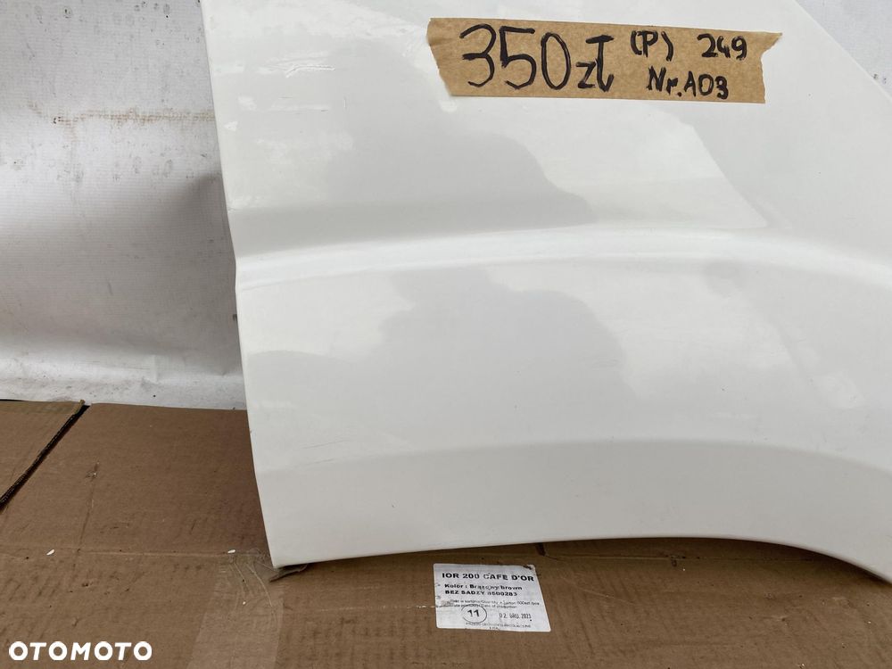 DUCATO BOXER JUMPER 14- BŁOTNIK PRZEDNI PRAWY BIAŁY 249 EWP - 3