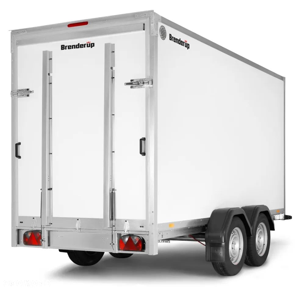 Brenderup Przyczepa CARGO CD350 TBR furgon z RAMPĄ 350x155x185cm z hamulcem 2500kg - 2
