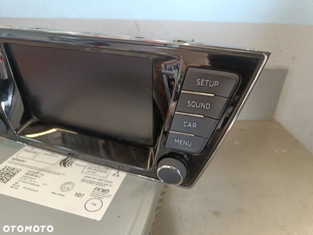 Radio Skoda Fabia 3 III Wyświetlacz Jednostka Czytnik 5Q0035842C 6V0919604B - 6