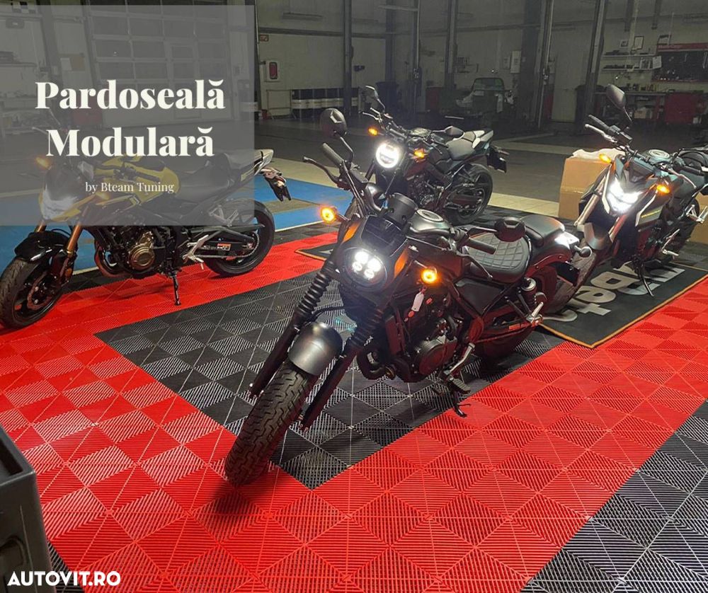 Pardoseala Modulara pentru Garaj si Service - Turcoaz Mp - 6