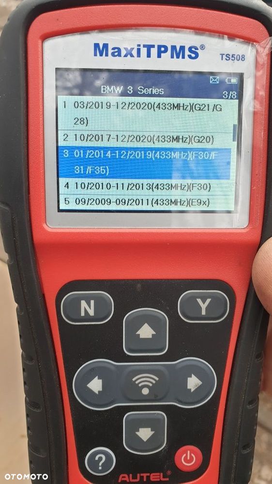 Czujniki ciśnienia opon BMW F 30/F31 /F35 - 3