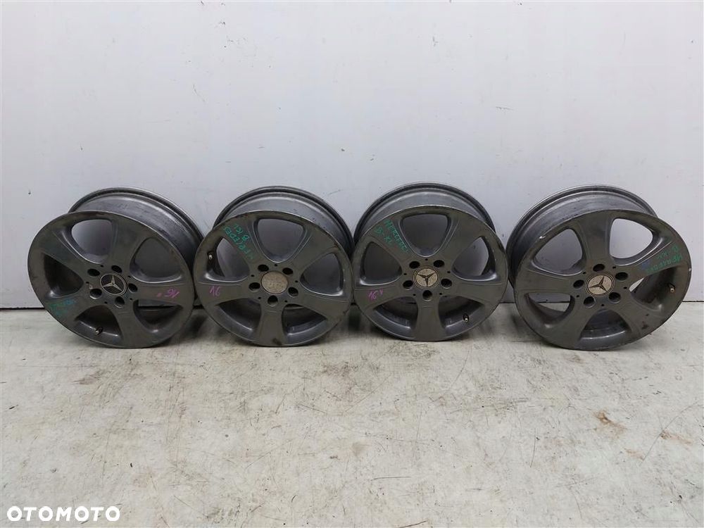 Alufelgi FELGI ALUMINIOWE Mercedes B-klasa 6X16 5X100  ORYGINAŁ 2005-2011 - 1