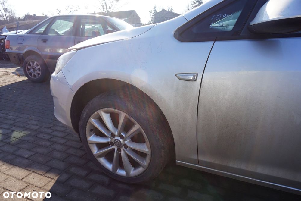 MASKA ZDERZAK BŁOTNIKI LAMPY ASTRA IV J Z176  OPEL 2009-2015 SREBRNY PRZÓD KOMPLETNY - 21