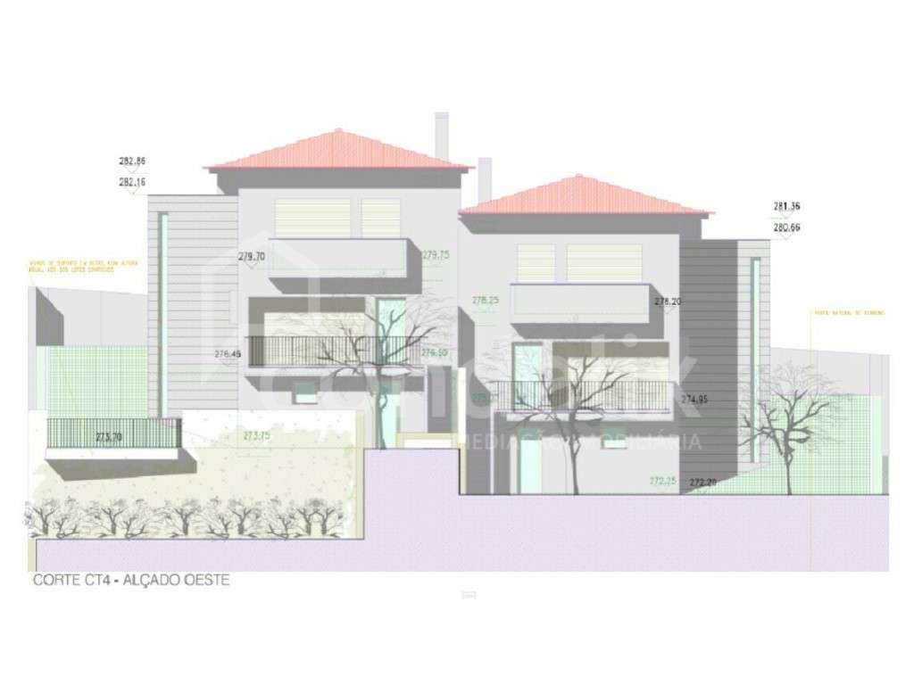 Terreno com Projeto para duas Moradias Geminadas - Grande imagem: 3/14