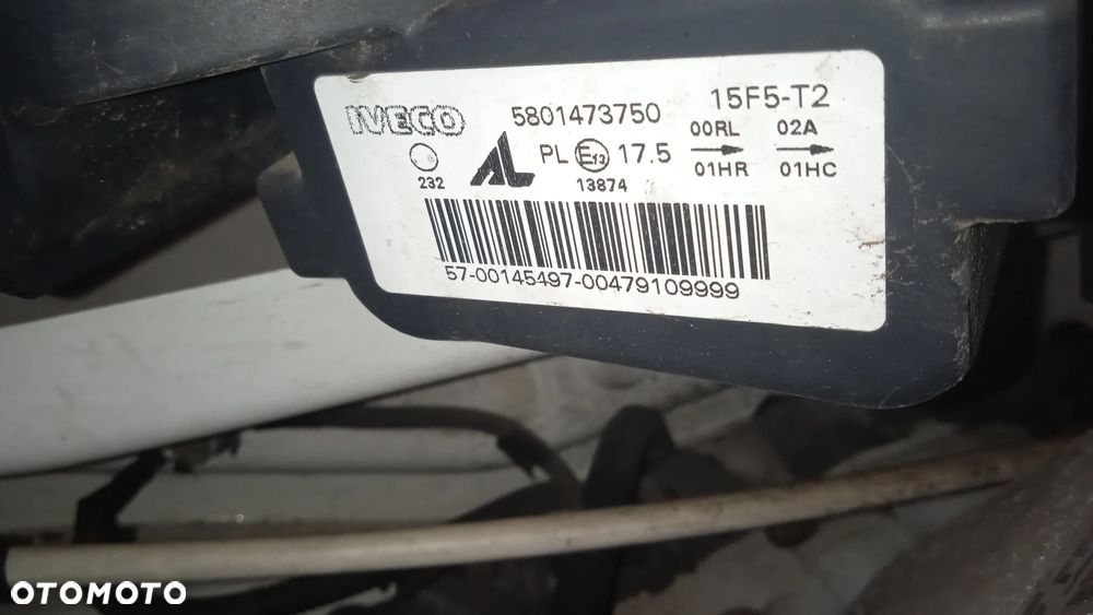 Zderzak przód CC50105 CC50162 Grill lampa lewa prawa 5801473750 5801473749 halogen Iveco Daily IV 14- IS35SI - 13