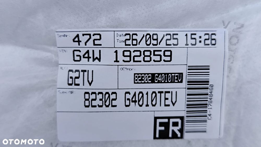 BOCZEK TAPICERKA DRZWI PRZEDNICH PRAWYCH PRZÓD HYUNDAI I30 III 82302-G4010 - 12