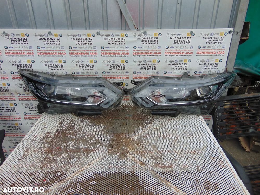 Far Nissan Qashqai facelift 2017-2020 faruri stanga dreapta nissan qashqai j11 facelift volan stang - 2