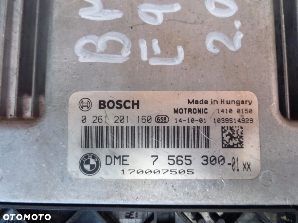 BMW E90 2.0 STEROWNIK SILNIKA KOMPUTER 0261201160 - 2
