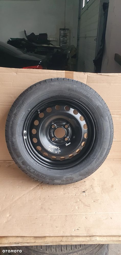 Felga stalowa zapas 4x100 ET35 5J 165/70 R14 VW UP 1S0601027G 1S0601027J - 1