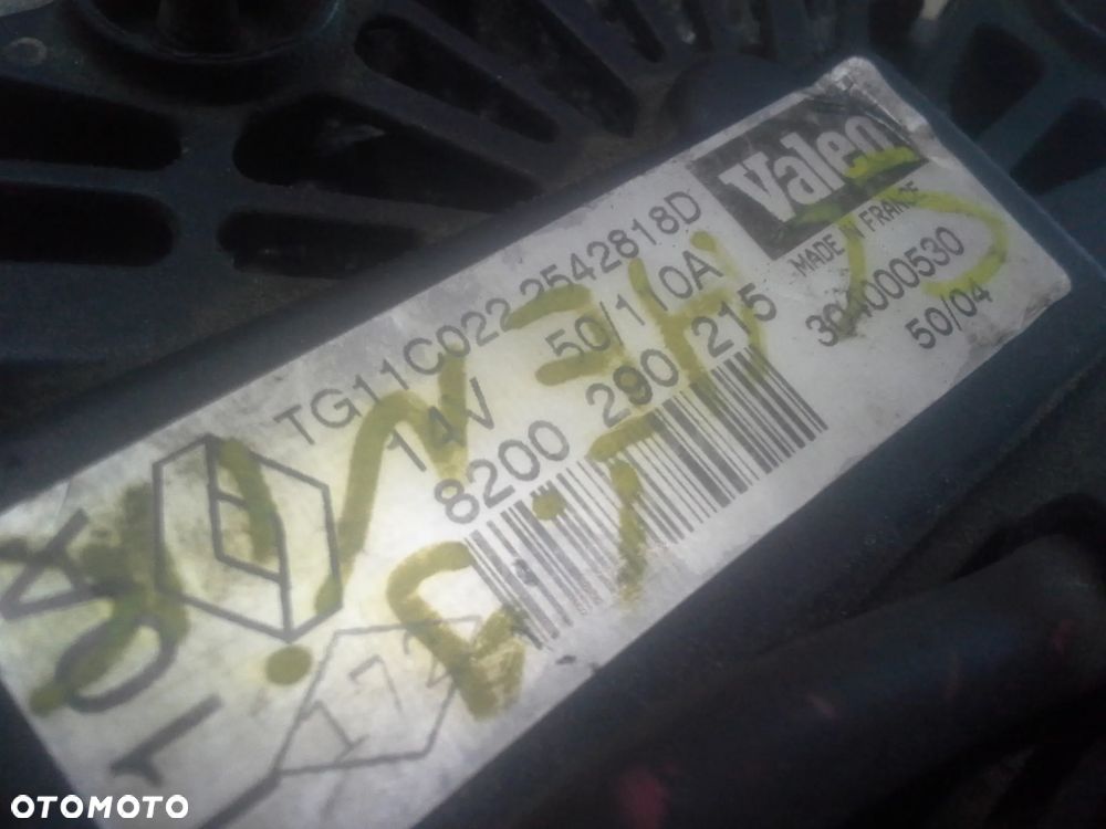Alternator Renault Scenic 1.9 DCi 8200290215 Valeo - 7