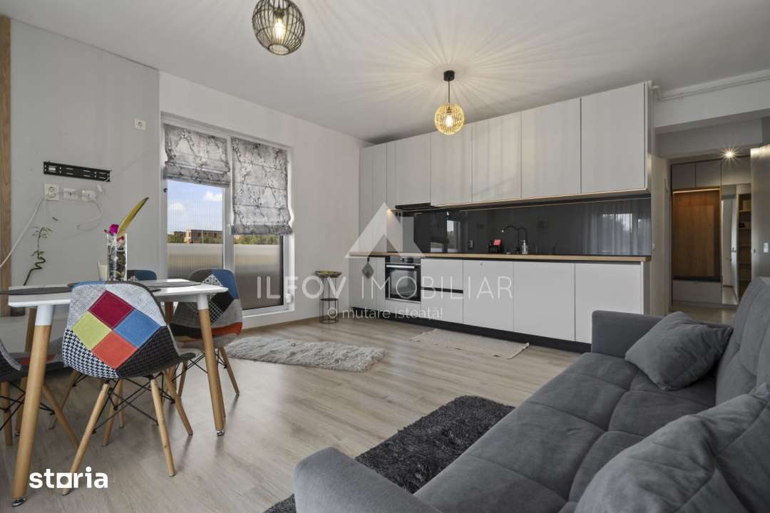 2 camere Tunari, complet mobilat, loc parcare, langa Cosmopolis — fotografia 3