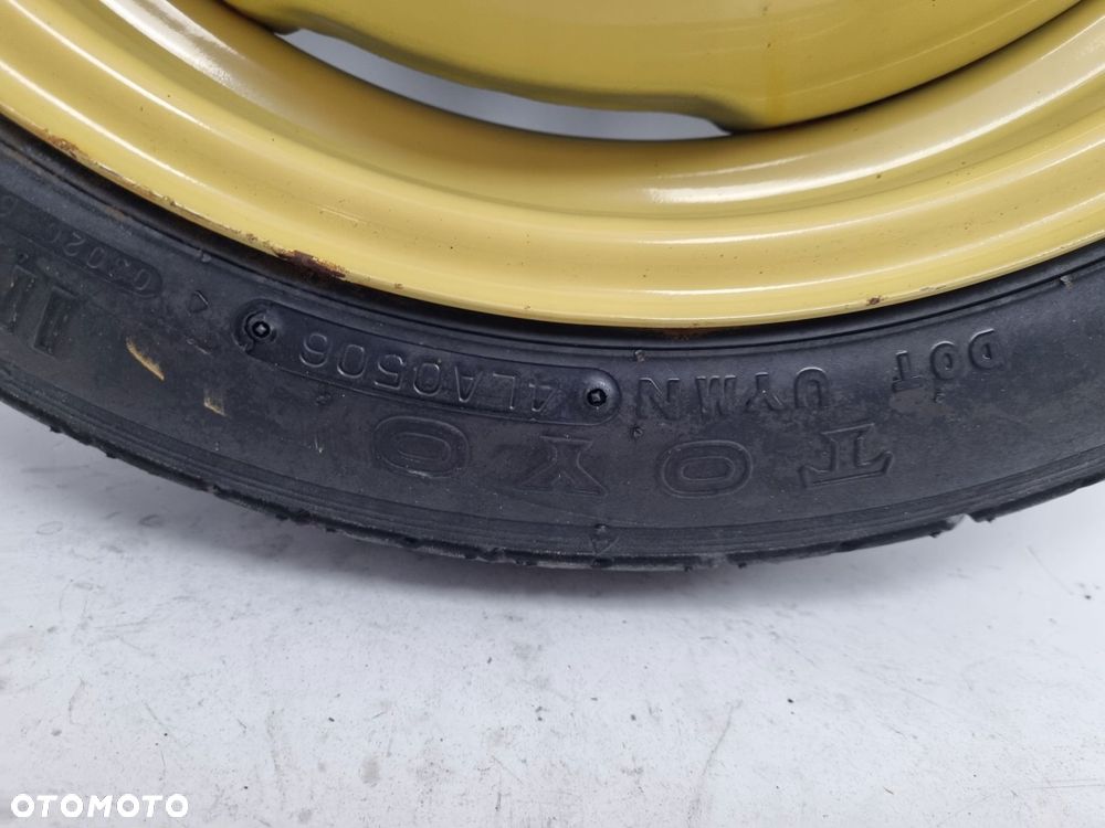 KOŁO DOJAZDOWE Toyota Yaris II dojazdówka 125/70 D15 R15 4x100 15X4T - 5