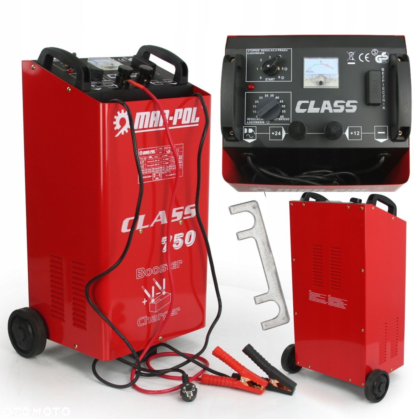 PROSTOWNIK SAMOCHODOWY Z ROZRUCHEM ROZRUCH START LCD 750 12V 24V 700A - 1