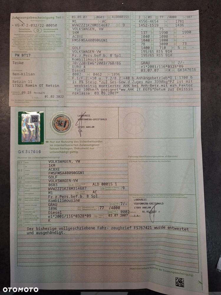 Volkswagen Golf Variant 1.9 TDI DPF Comfortline BlueMotion - 18