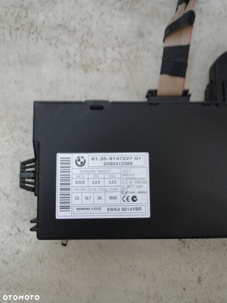 BMW 5 E60 E61 MODUŁ STEROWNIK CAS EUROPA - 3