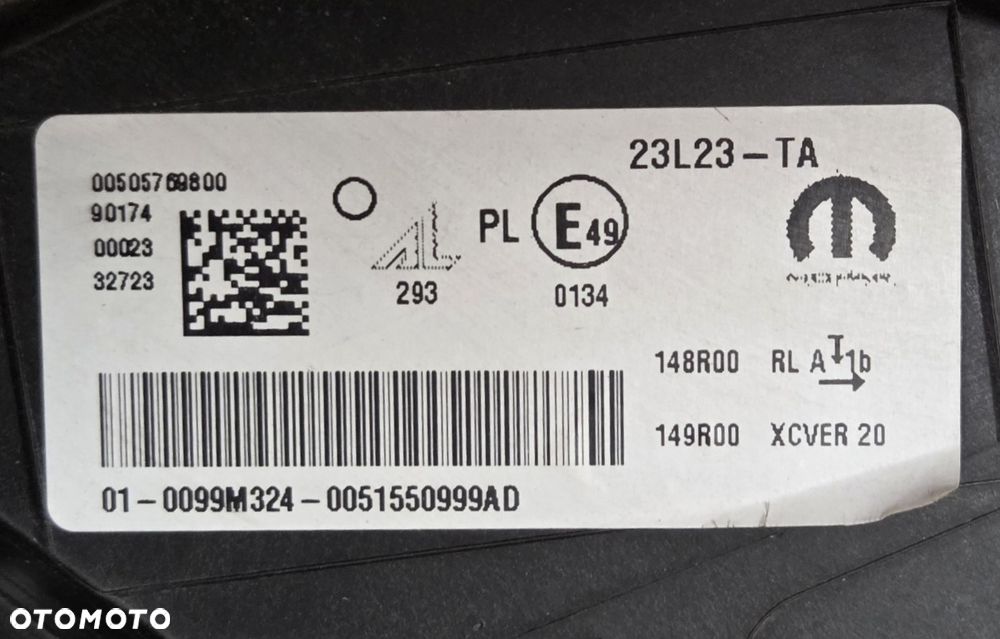 ALFA ROMEO GIULIA LIFT FULL LED Reflektor Lewy Lampa Lewa 00505769800 - 12